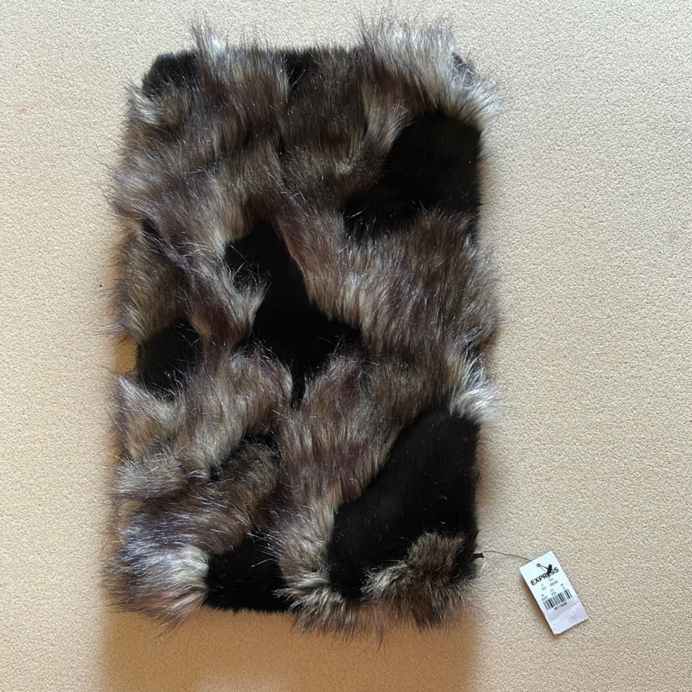 New Express Faux Fur Infinity Scarf